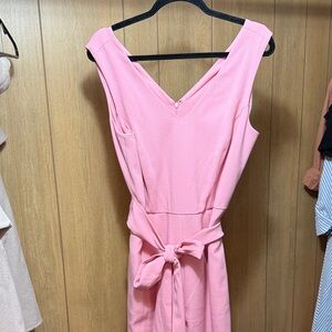 Elegant Pink Sleeveless Jumpsuit